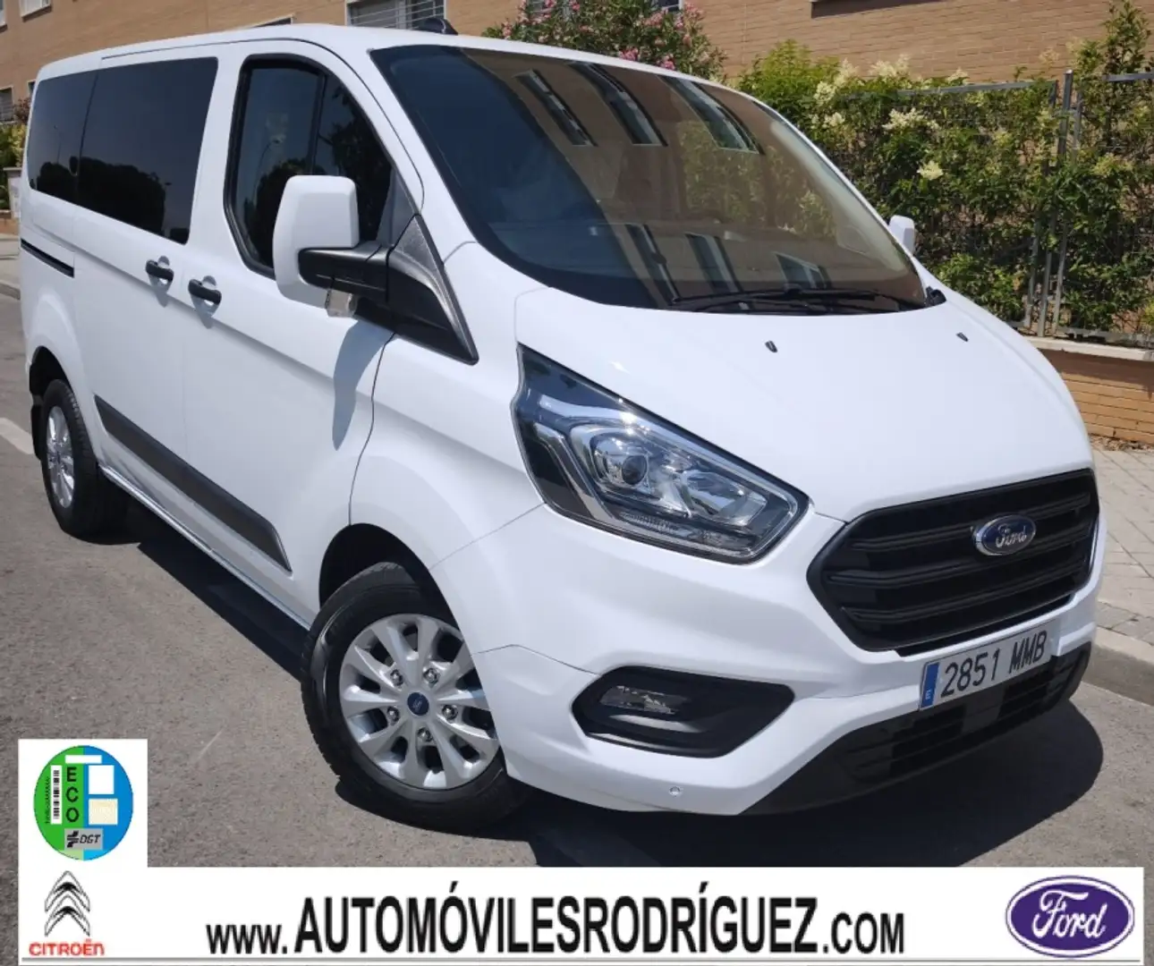 Ford Transit Custom FT 320 L1 Kombi Trend EcoBlue Hybri Wit - 1