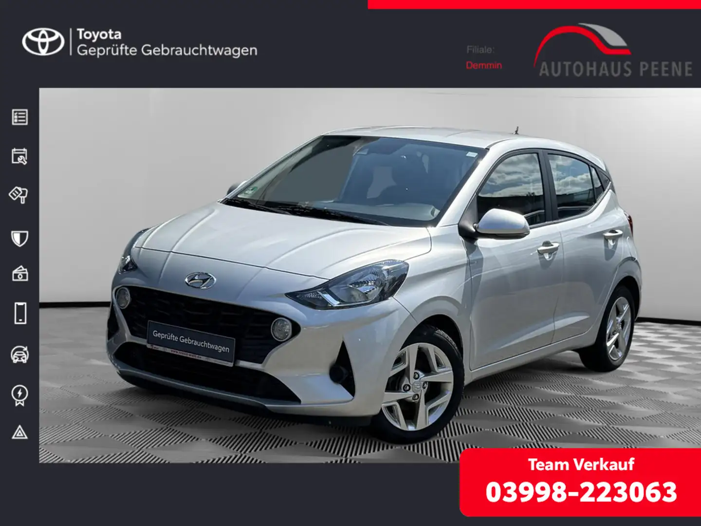 Hyundai i10 1.0 Trend Argent - 1