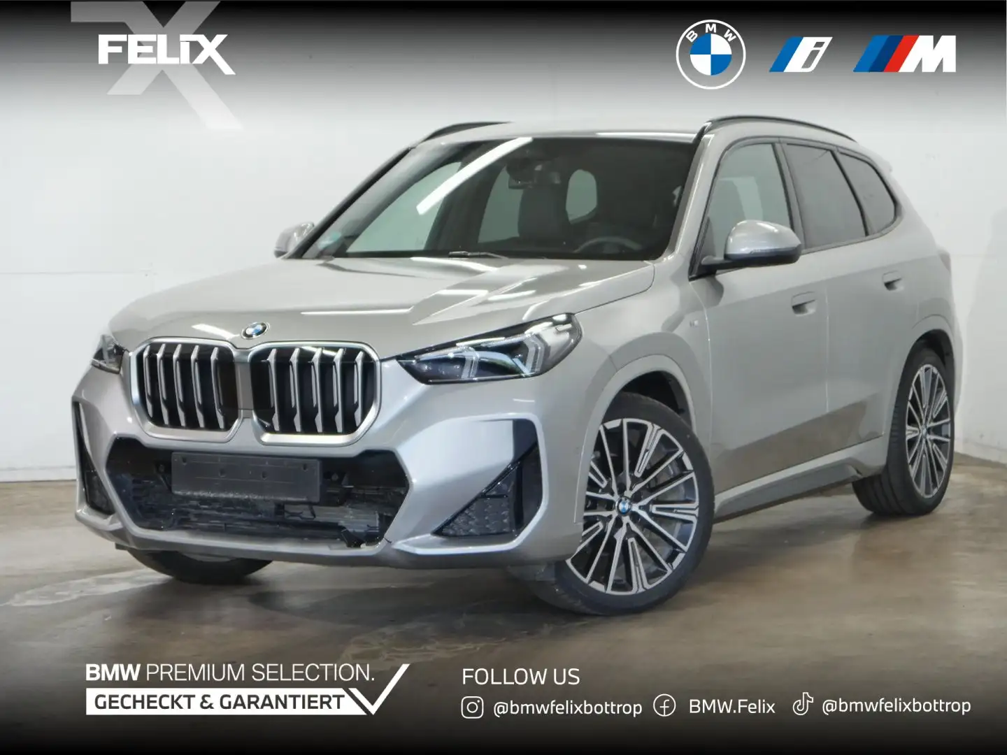 BMW X1 xDrive20d M SPORTPAKET+20"ALU+ANH.KUPPLUNG+ Argent - 1