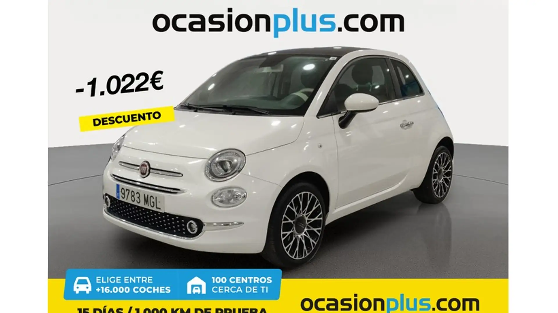 Fiat 500 1.0 Hybrid Dolcevita 52kW Blanco - 1