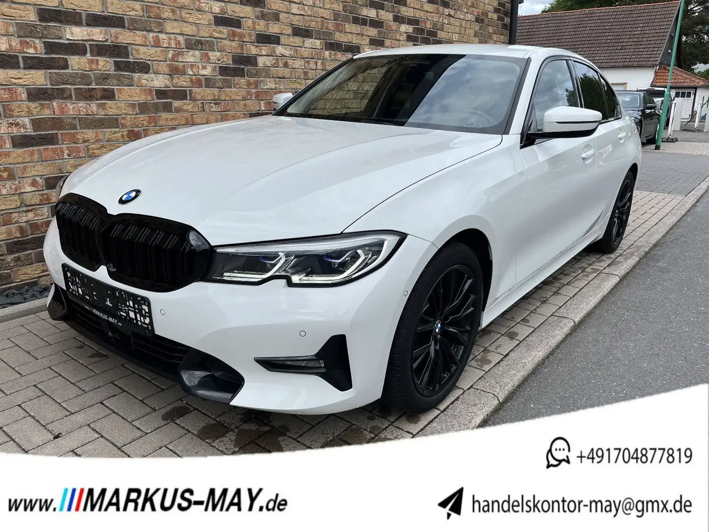 BMW 320 d Sport Line Laser HUD DAProf  HiFi CockpProf Weiß - 1