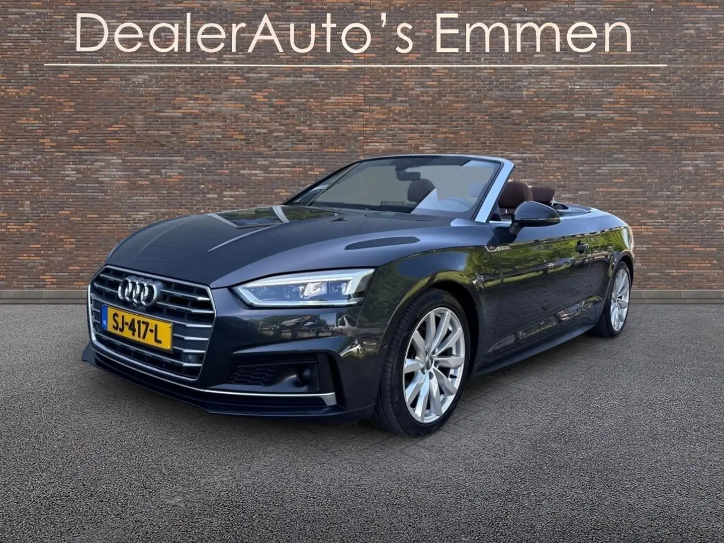 Audi A5 Cabriolet 2.0 TFSI LEDER SPORTSTOELEN NAVIGATIE LM Grijs - 2