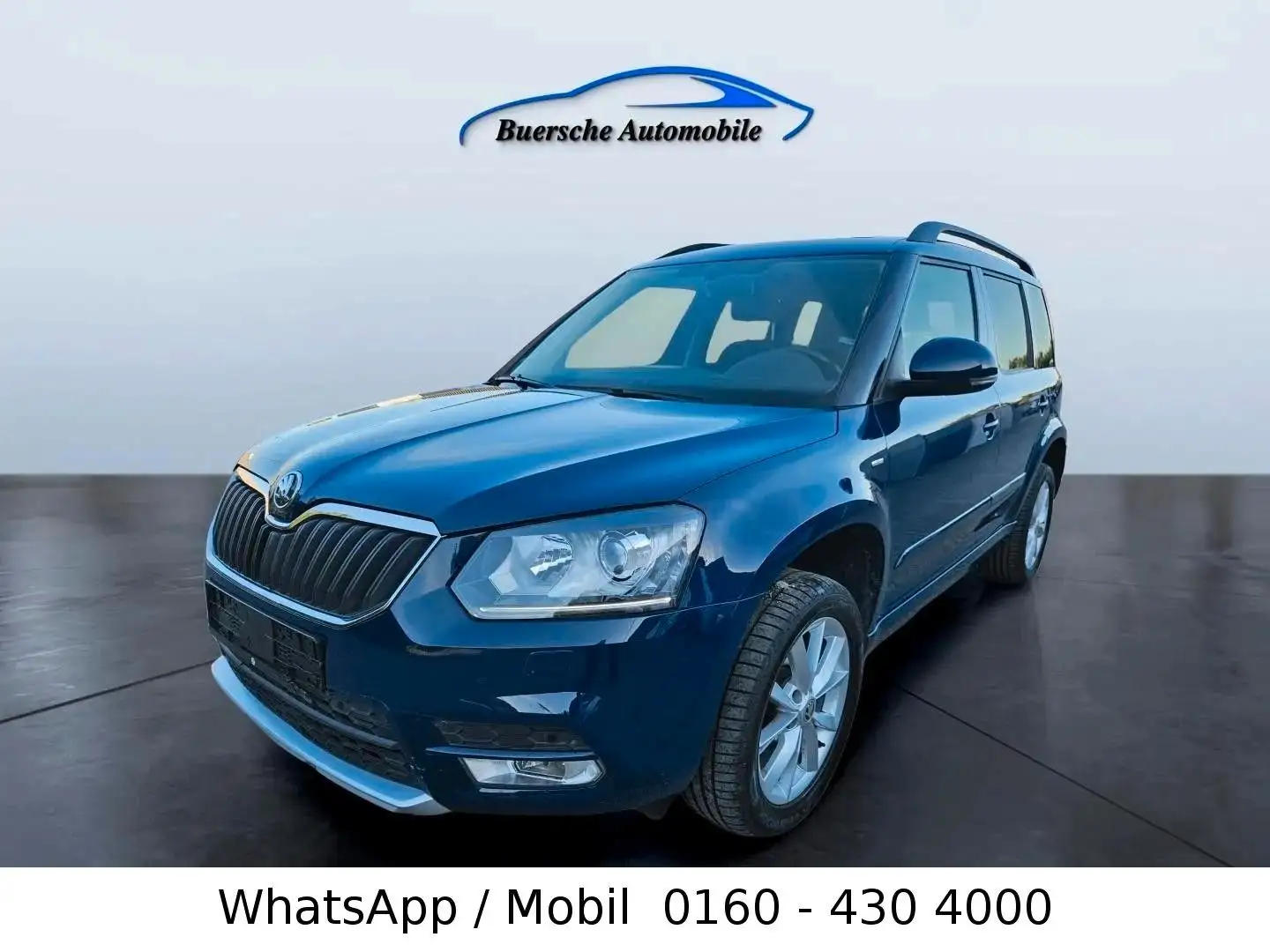 Skoda Yeti Joy DSG Navi Panorama nur 84Tkm 1Hand Xenon Blau - 2