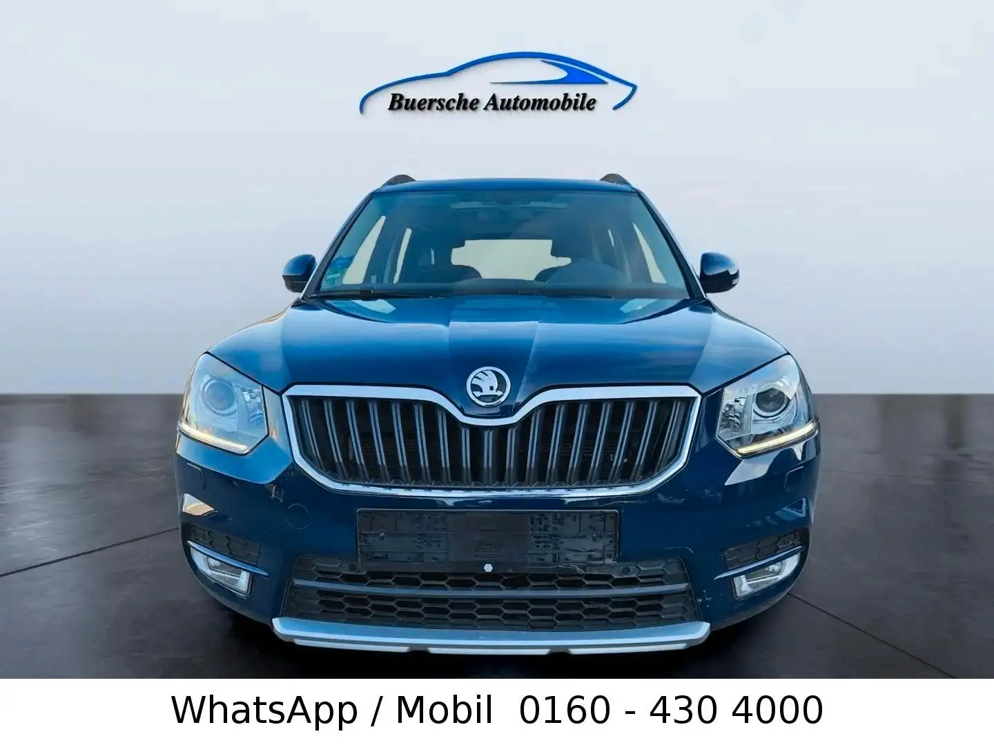 Skoda Yeti Joy DSG Navi Panorama nur 84Tkm 1Hand Xenon Blau - 1