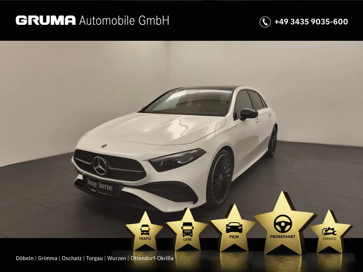 Mercedes-Benz A 220 A 220 4M AMG+Night+Pano+19"+KeyGo+Distronic+360° Weiß - 1