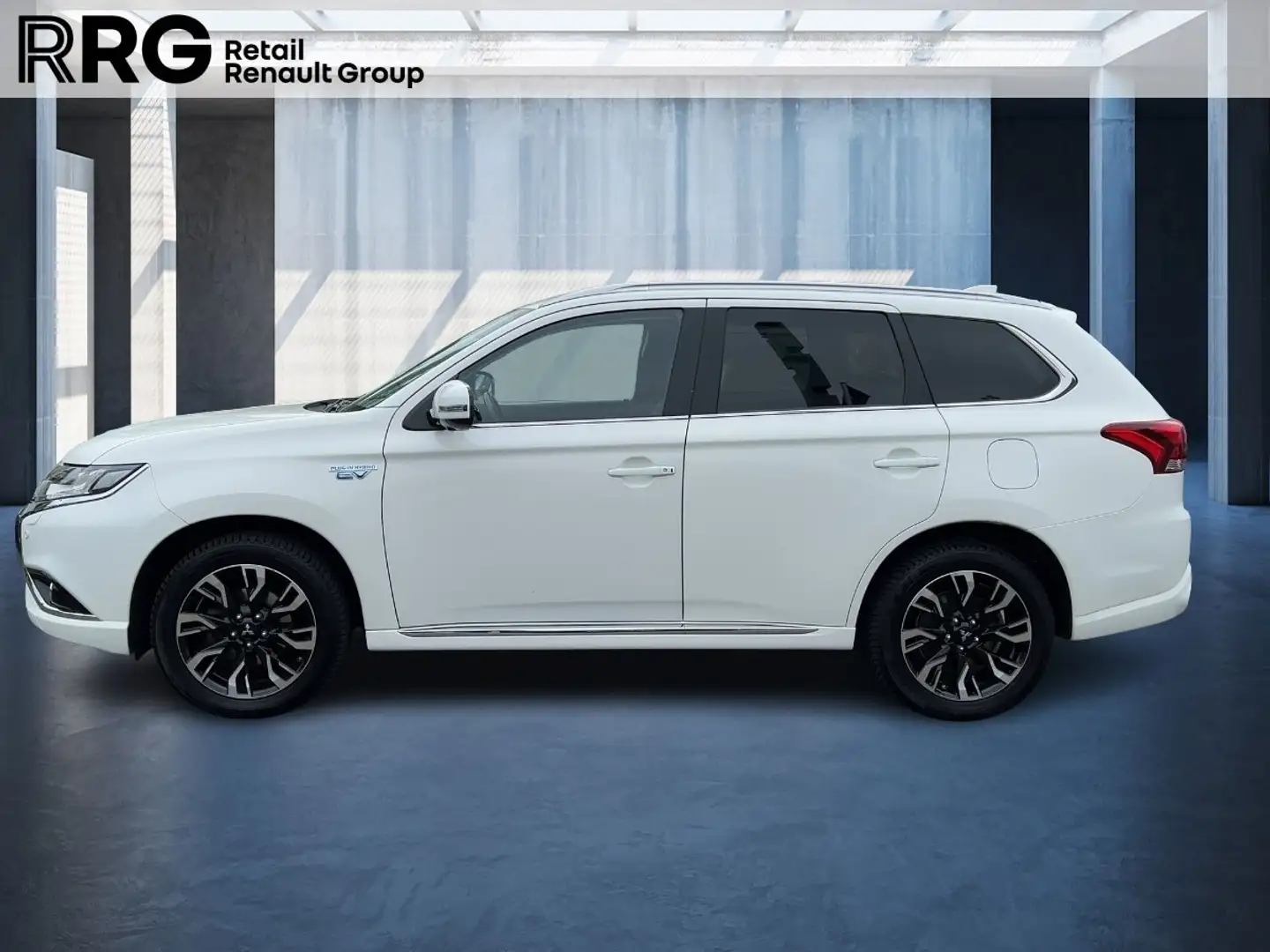 Mitsubishi Outlander PHEV Top 4WD Navi Kamera SHZ Leder Blanc - 2