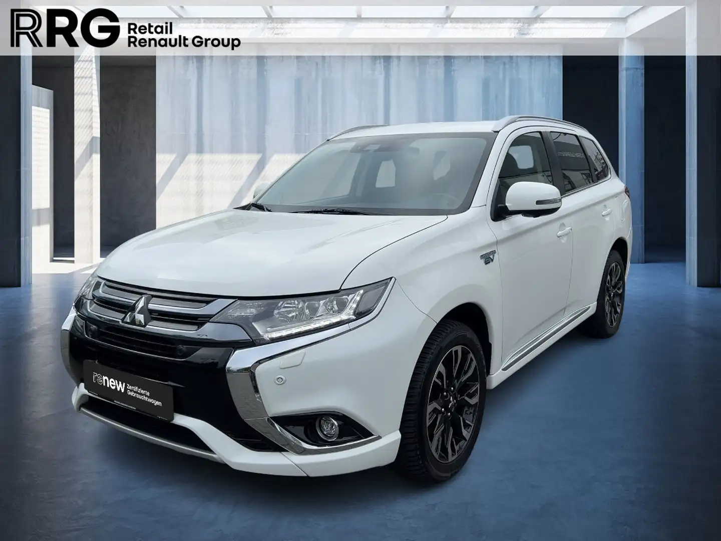 Mitsubishi Outlander PHEV Top 4WD Navi Kamera SHZ Leder Blanc - 1