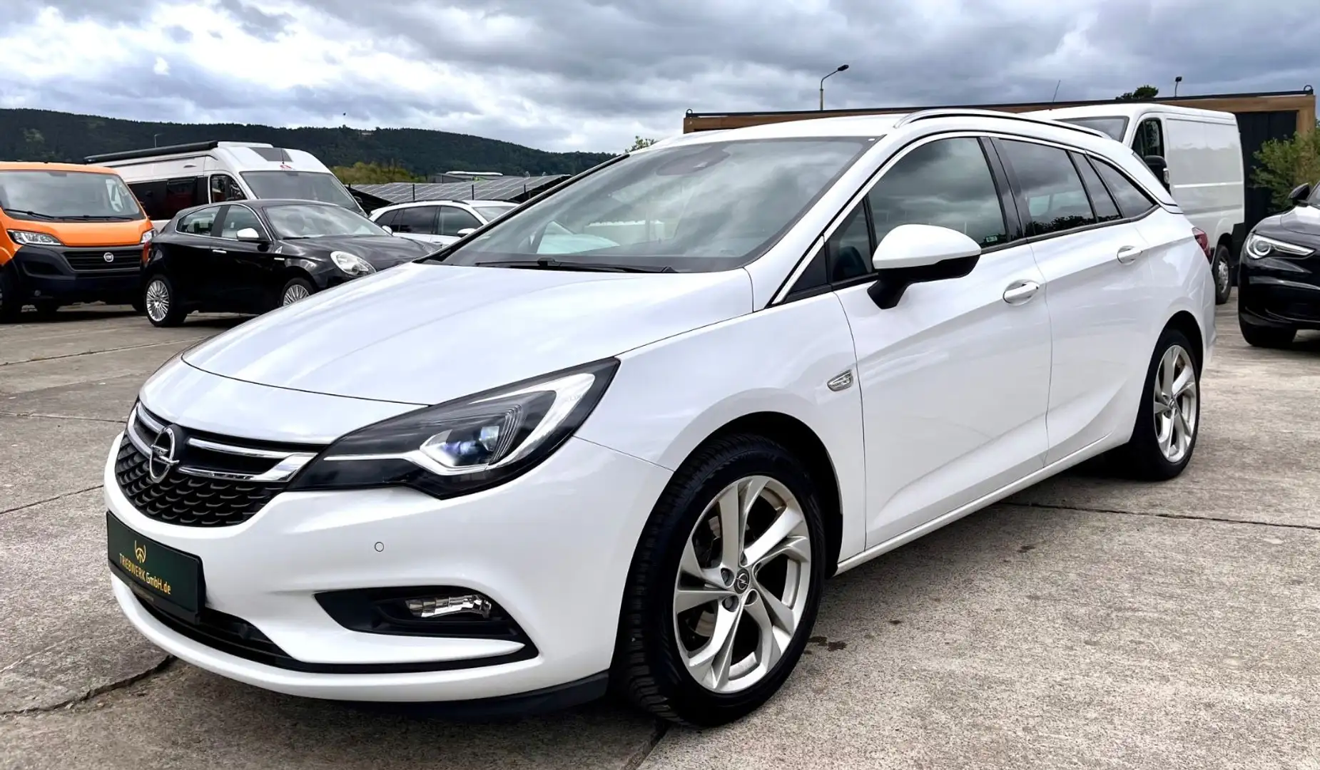 Opel Astra K Sports Tourer LED Navi Kamera TÜV neu Blanc - 1