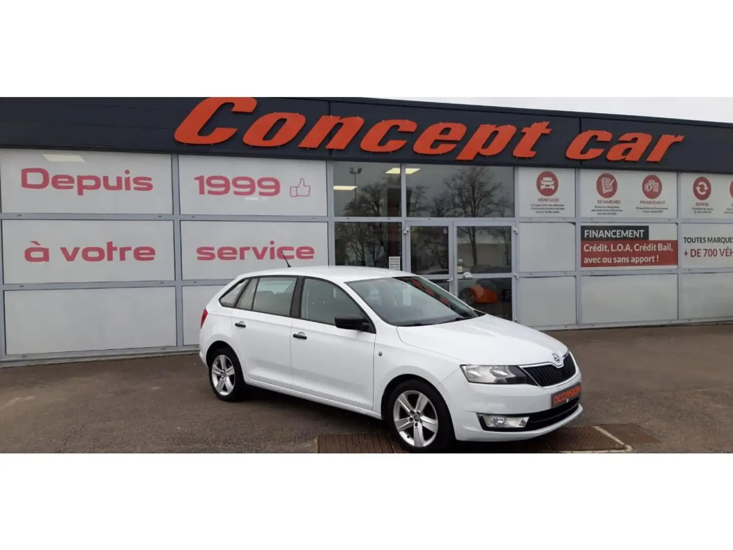 Skoda Rapid/Spaceback Spaceback Active 1.6 TDI 90cv Blanc - 1