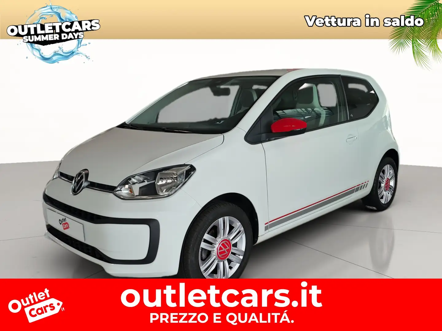Volkswagen up! 5p 1.0 evo beats 65cv Bianco - 1
