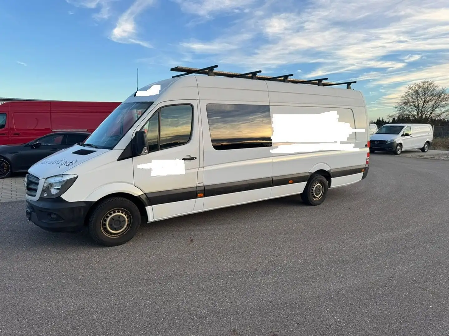 Mercedes-Benz Sprinter 319 CDI Maxi Lang XXL Extralang Mixto Weiß - 2