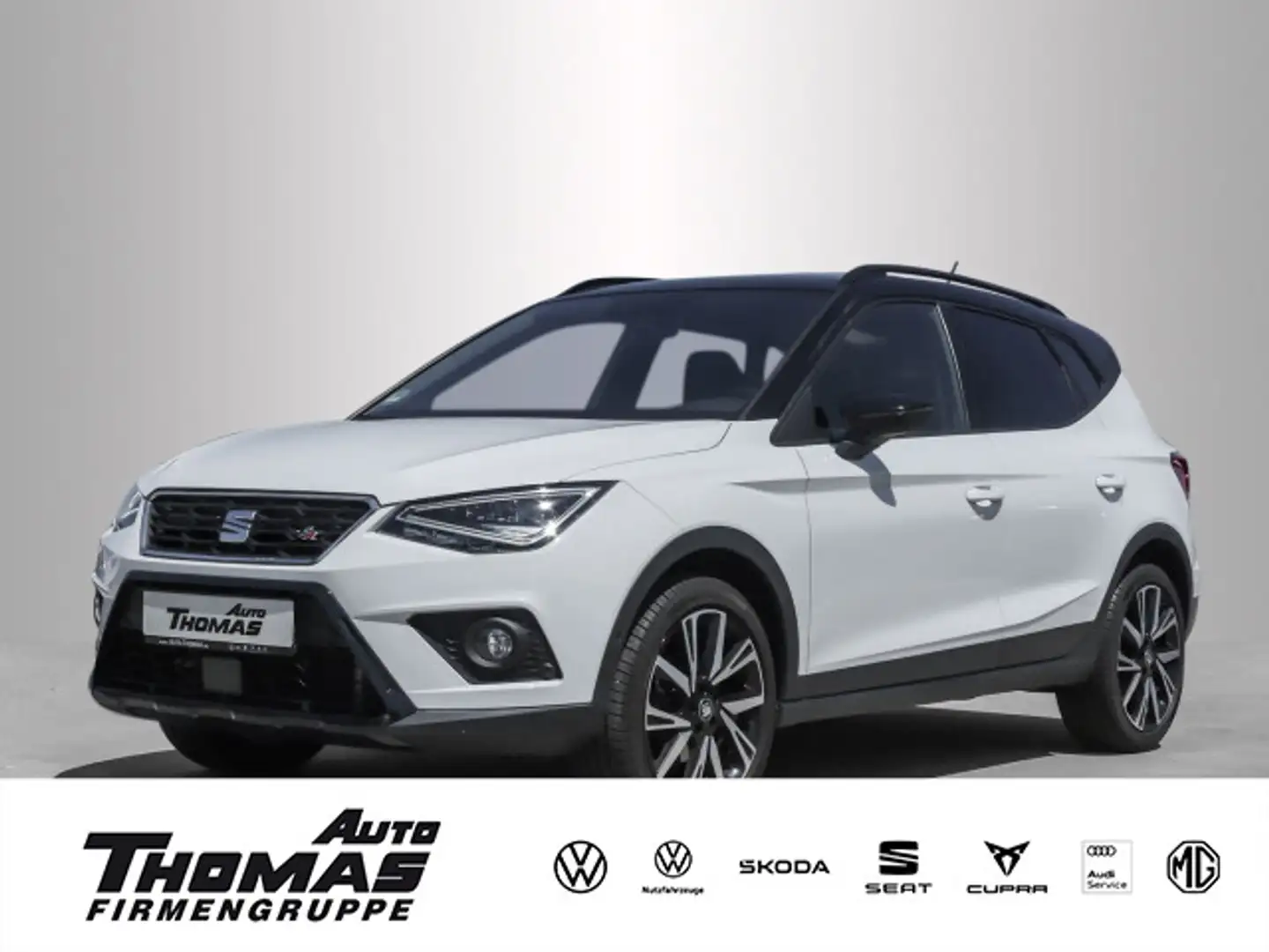 SEAT Arona FR 1.5 TSI DSG AHK+LED+RFK+NAVI+SHZ+PDC Wit - 1