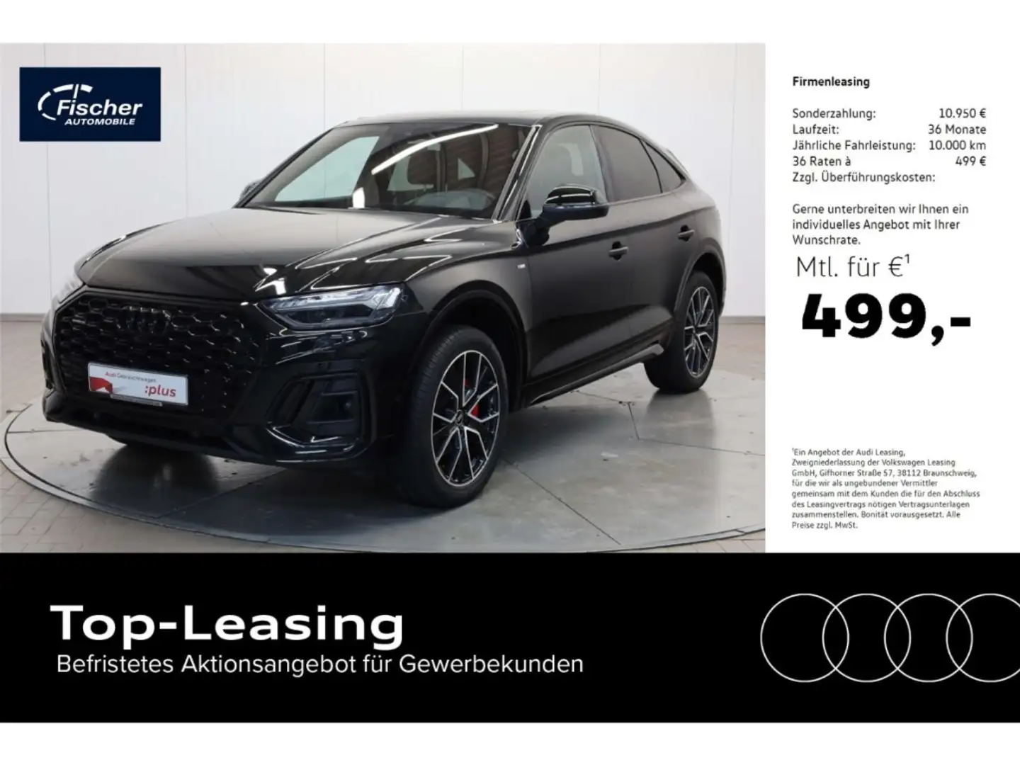 Audi Q5 Sportback 45 TFSI quattro S-Line Schwarz - 1