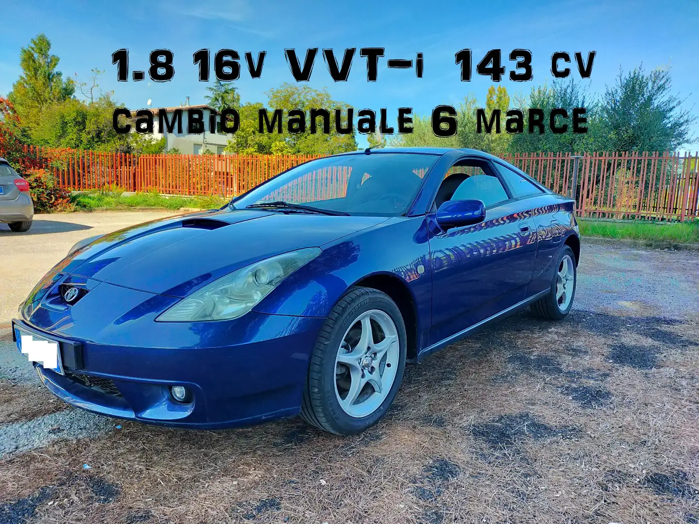 Toyota Celica 1.8 16 v 143 cv full optional pelle clima Blu/Azzurro - 1
