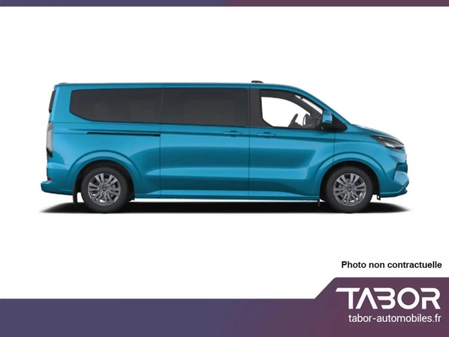 Ford Tourneo Custom 2.0 TDCi 170 Aut Tit 320 L2 Bleu - 2
