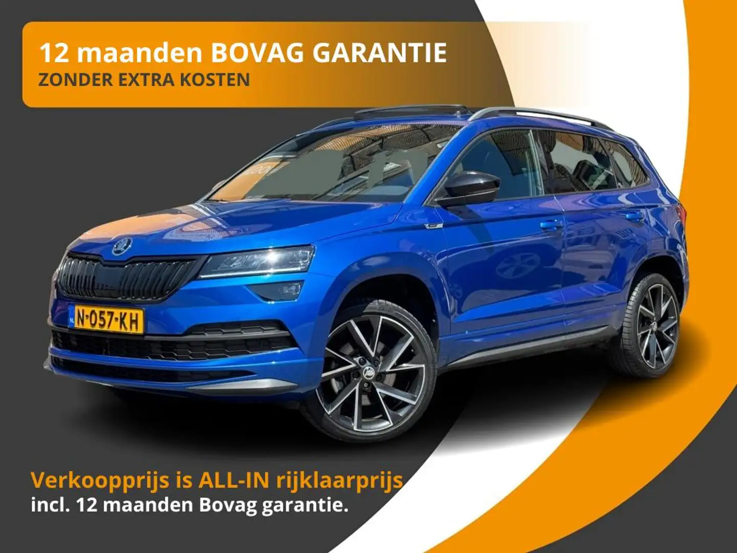 Skoda Karoq 1.5 TSI 150PK SPORTLINE AUTOMAAT/PANODAK/ALLE OPTI Bleu - 1
