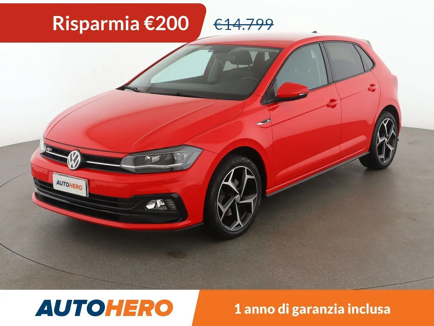 Volkswagen Polo 1.6 TDI Highline 95 CV Rouge - 1