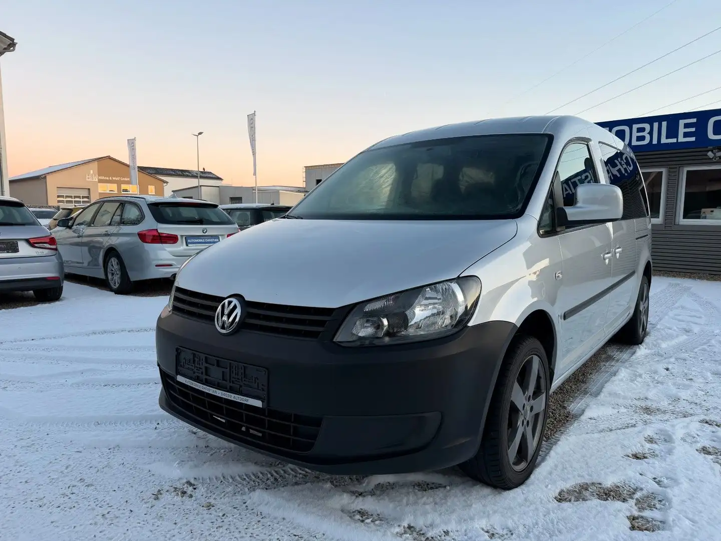 Volkswagen Caddy Kombi Maxi Klima Sitzheizung 2*Schiebetür Silber - 2