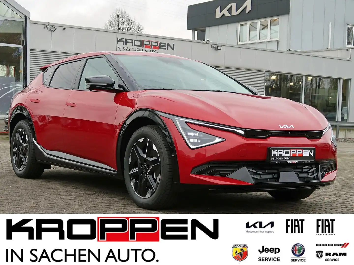 Kia EV6 EARTH 84  Wärmep. Comf+ Assis.+ Sound+Drive Rot - 1