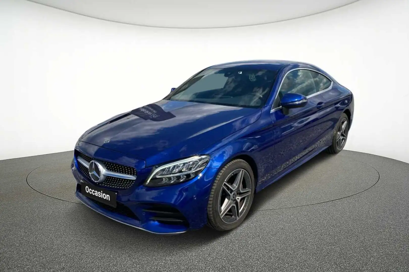 Mercedes-Benz C 180 Coupé AMG Line Blauw - 1