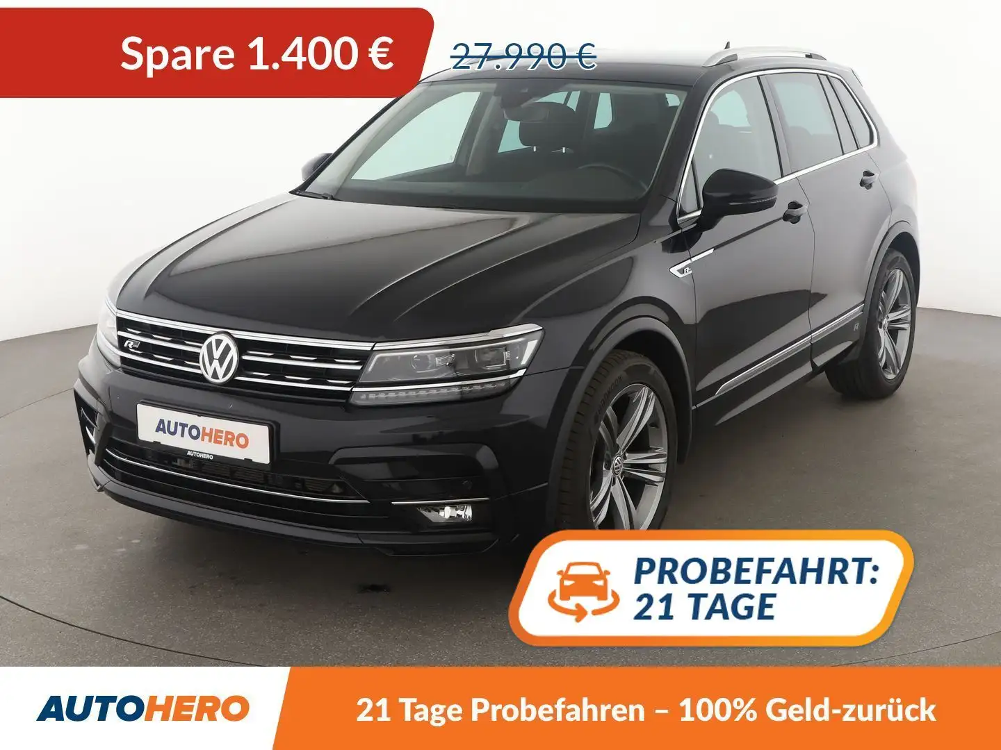 Volkswagen Tiguan 1.5 TSI ACT Highline BMT Aut.*NAVI*LED*ACC*CAM*PDC Schwarz - 1