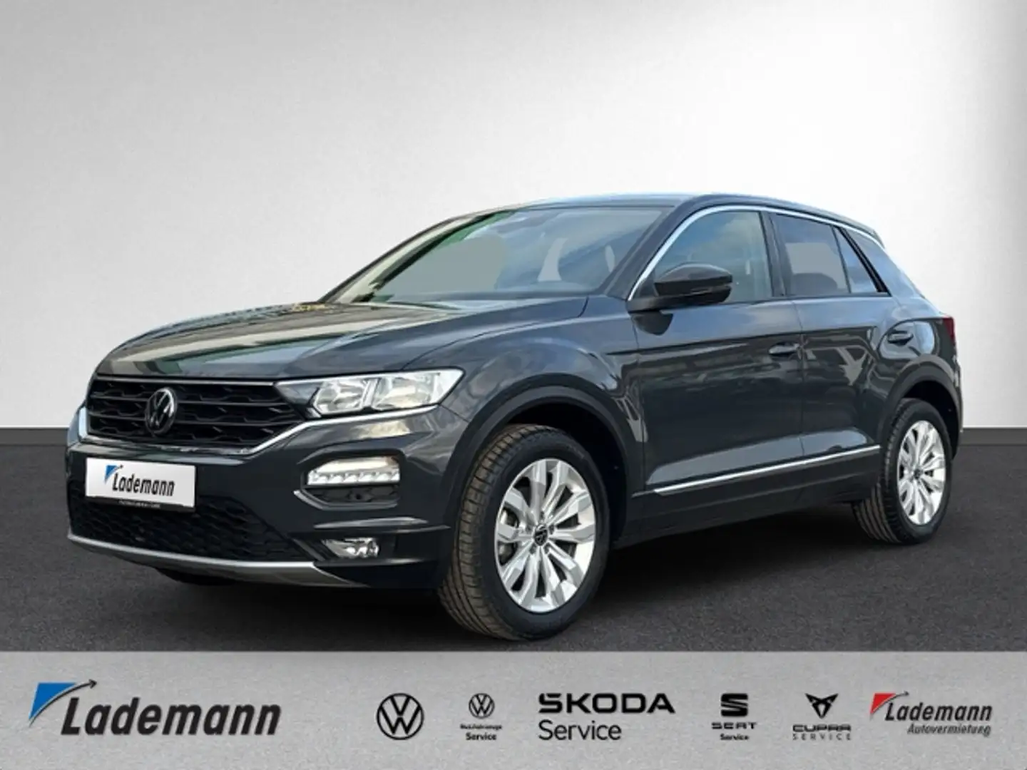 Volkswagen T-Roc 1.5 TSI DSG Sport KLIMAAUTO.+SITZHZNG+EINP Grau - 1