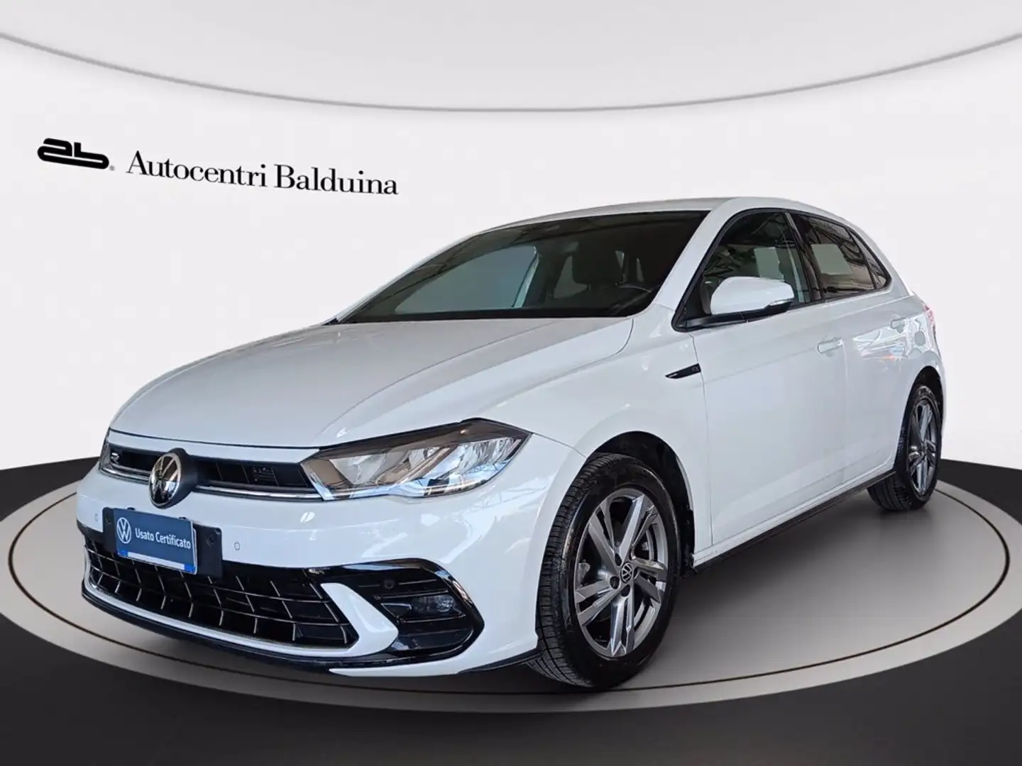 Volkswagen Polo 1.0 tsi r-line 110cv dsg Bílá - 1