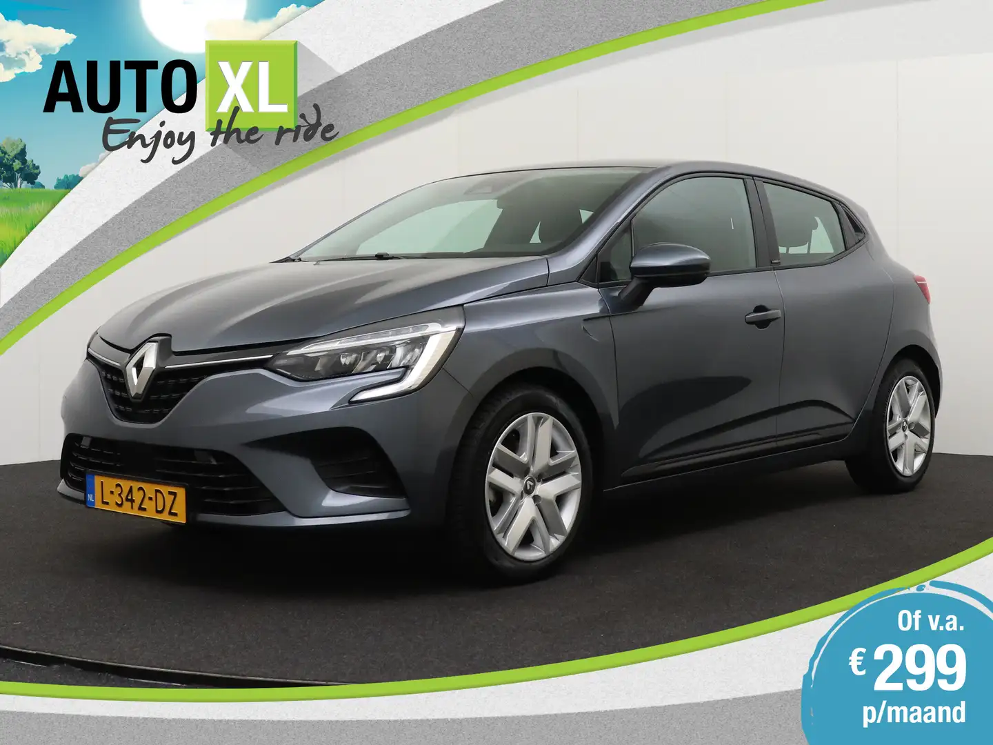 Renault Clio 1.6 E-Tech Aut. Hybride Serie Limited Camera Navi Gris - 1