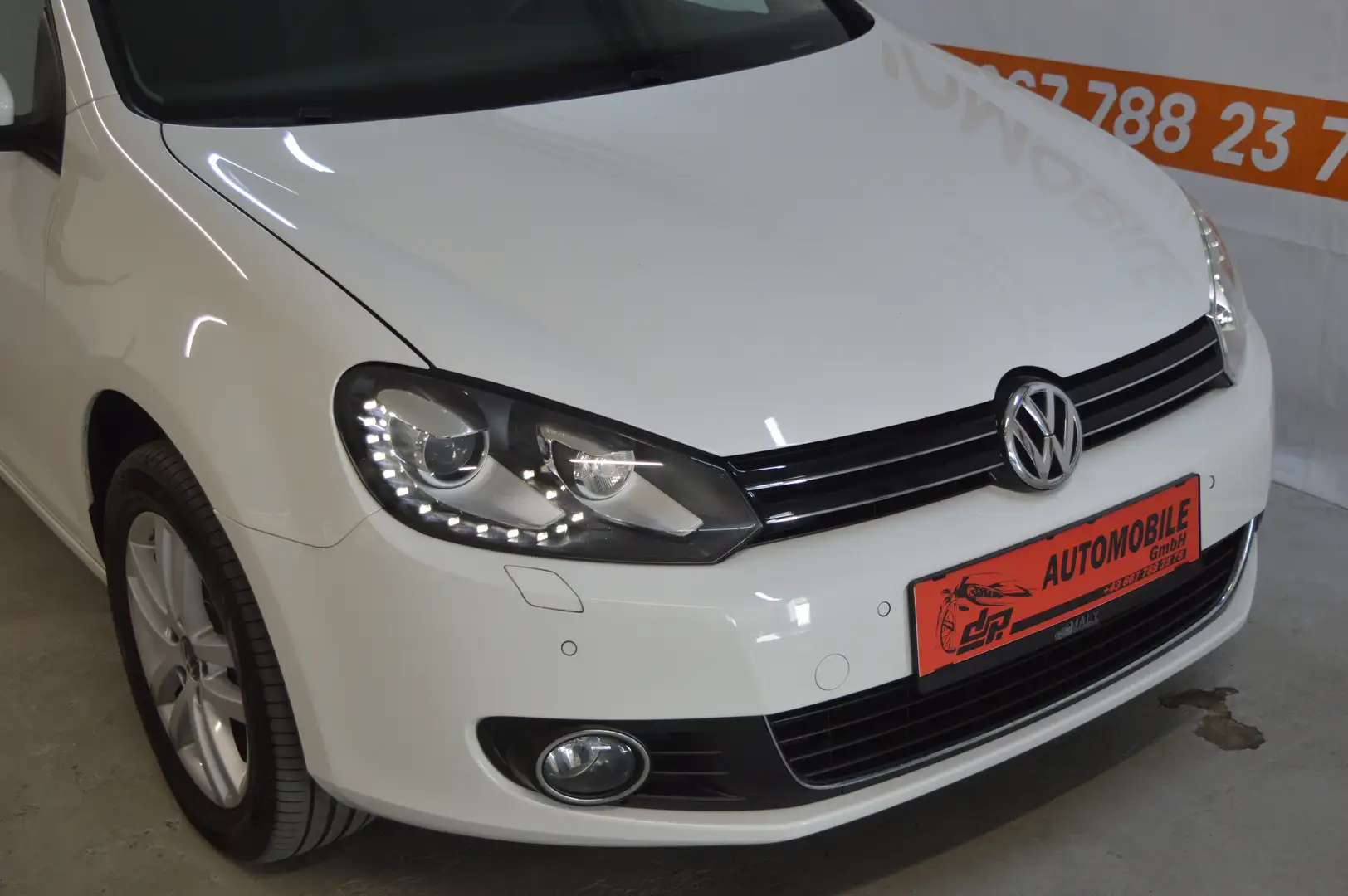 Volkswagen Golf 1,6 TDI **DSG**Bi-Xenon**Schiebedach**Alcantara** Weiß - 2