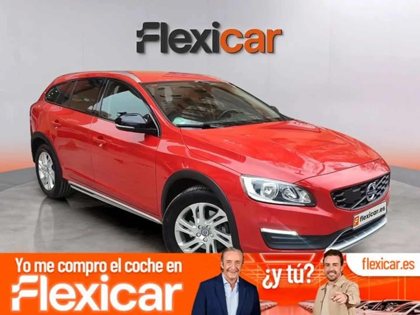 Volvo V60 D2 Kinetic 120 Rojo - 1