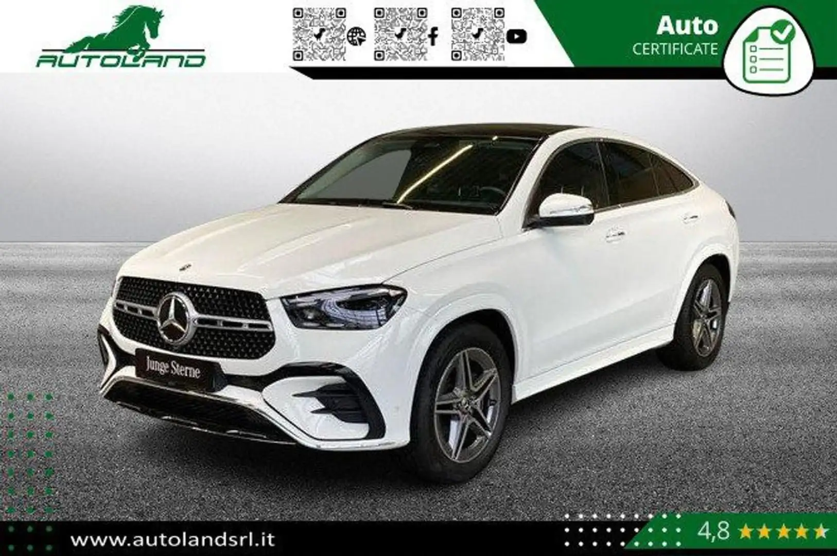 Mercedes-Benz GLE 300 d 4Matic Mild Hybrid Coupé AMG Premium Blanc - 1