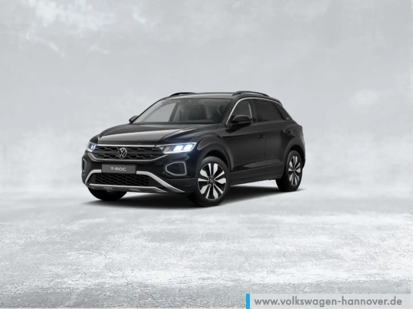 Volkswagen T-Roc 1.0 TSI Goal Navi LED DigCockpit ACC PDC S Schwarz - 2