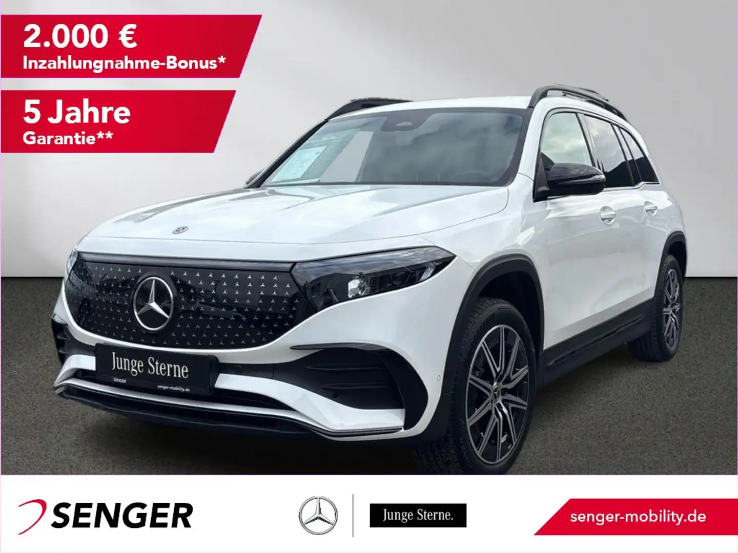 Mercedes-Benz EQB 350 4M AMG Distronic Rückfahrkamera LED AHK Blanc - 1