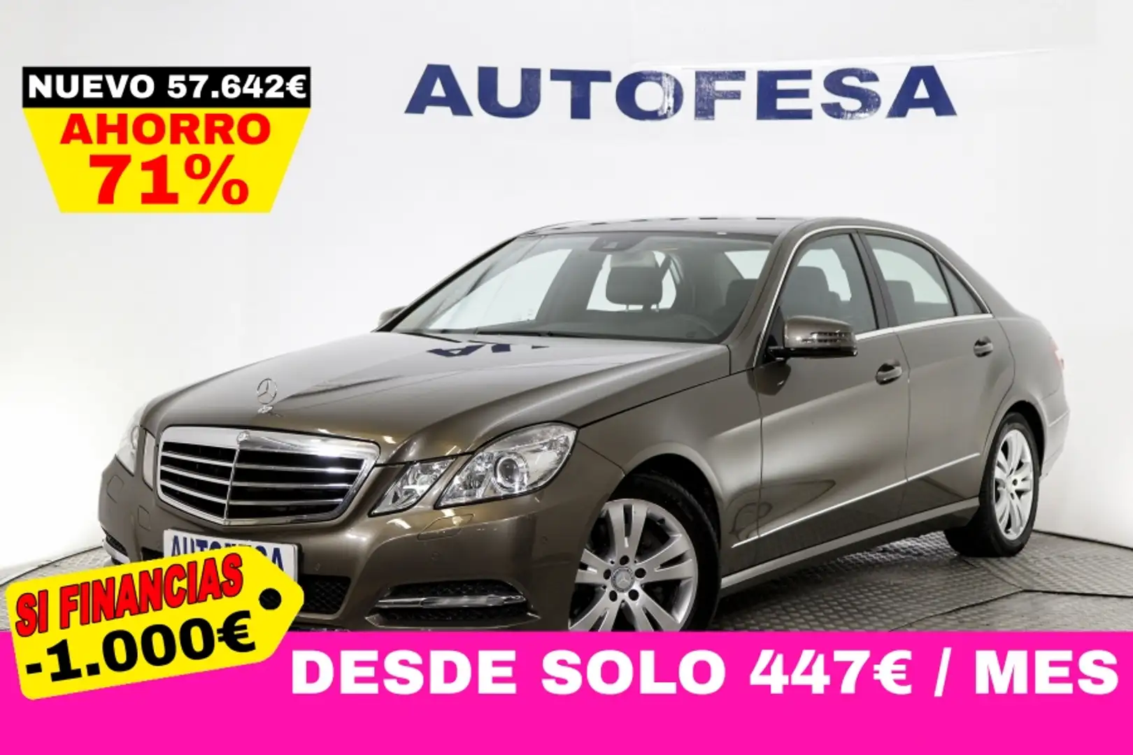 Mercedes-Benz E 230 Hybrid BT 231cv Avantgarde 4p 7G-T Auto #NAVY, LEV Bruin - 1