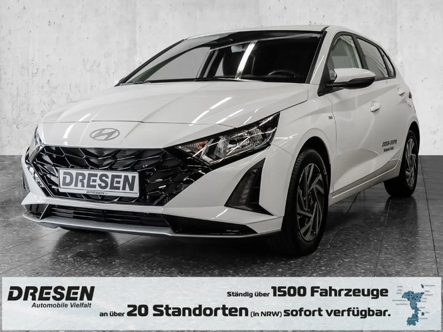 Hyundai i20 1.0 Trend Kamera LHZ Allwetter Navi SHZ Weiß - 1