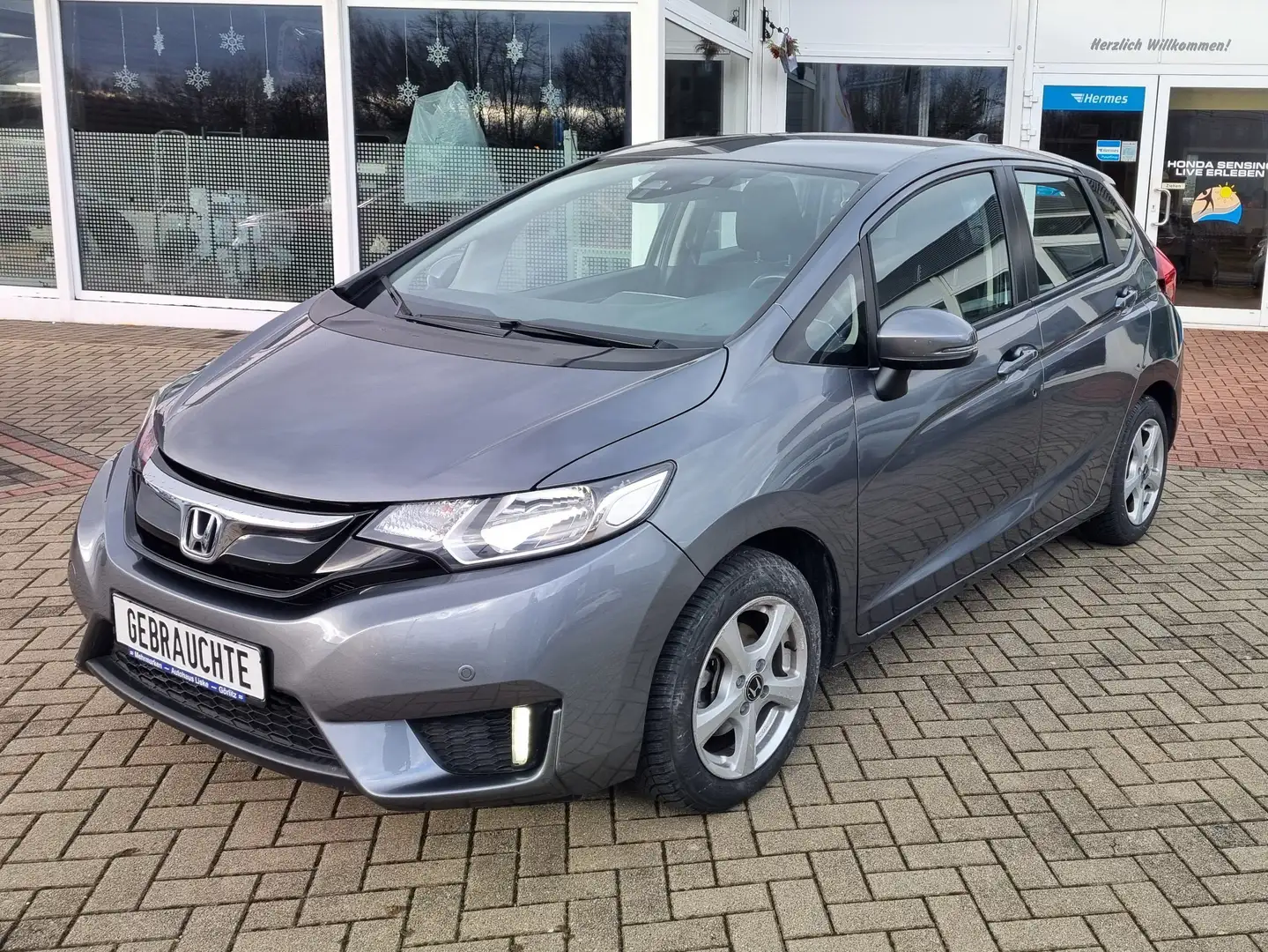 Honda Jazz COMFORT/NAVI/KLIMA/LMF/RS/MAL/TFL/ZV/BC/TEMPOMAT Grijs - 2