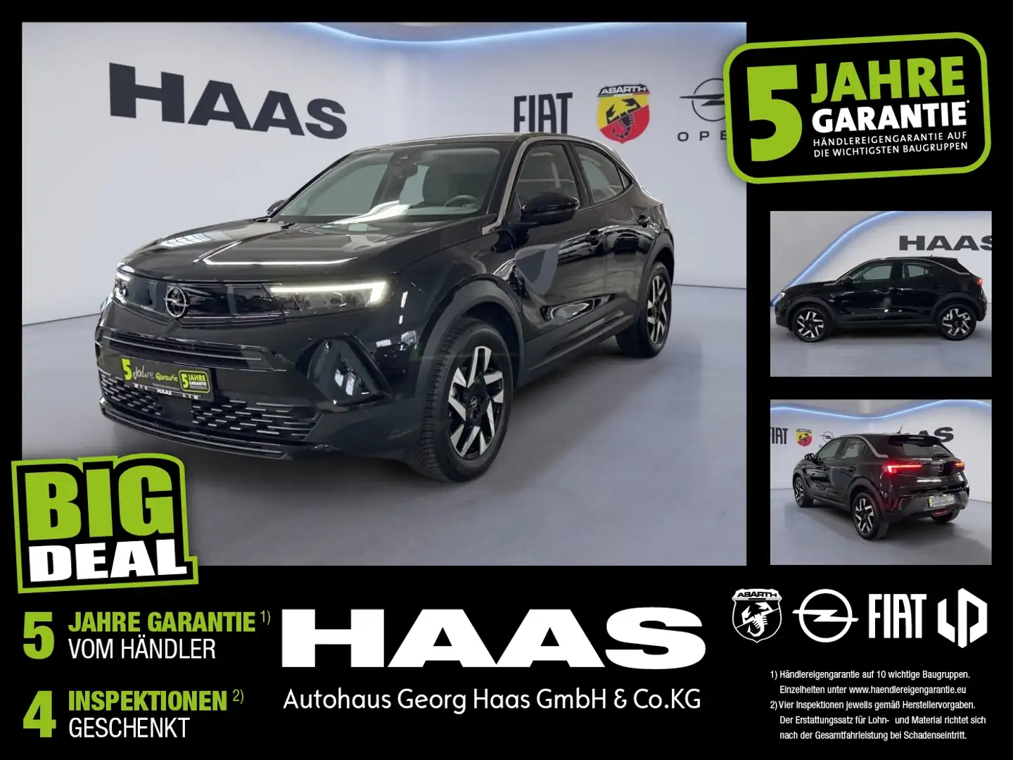 Opel Mokka 1.2 Turbo Elegance Klimaanlage,Bluetooth Schwarz - 1