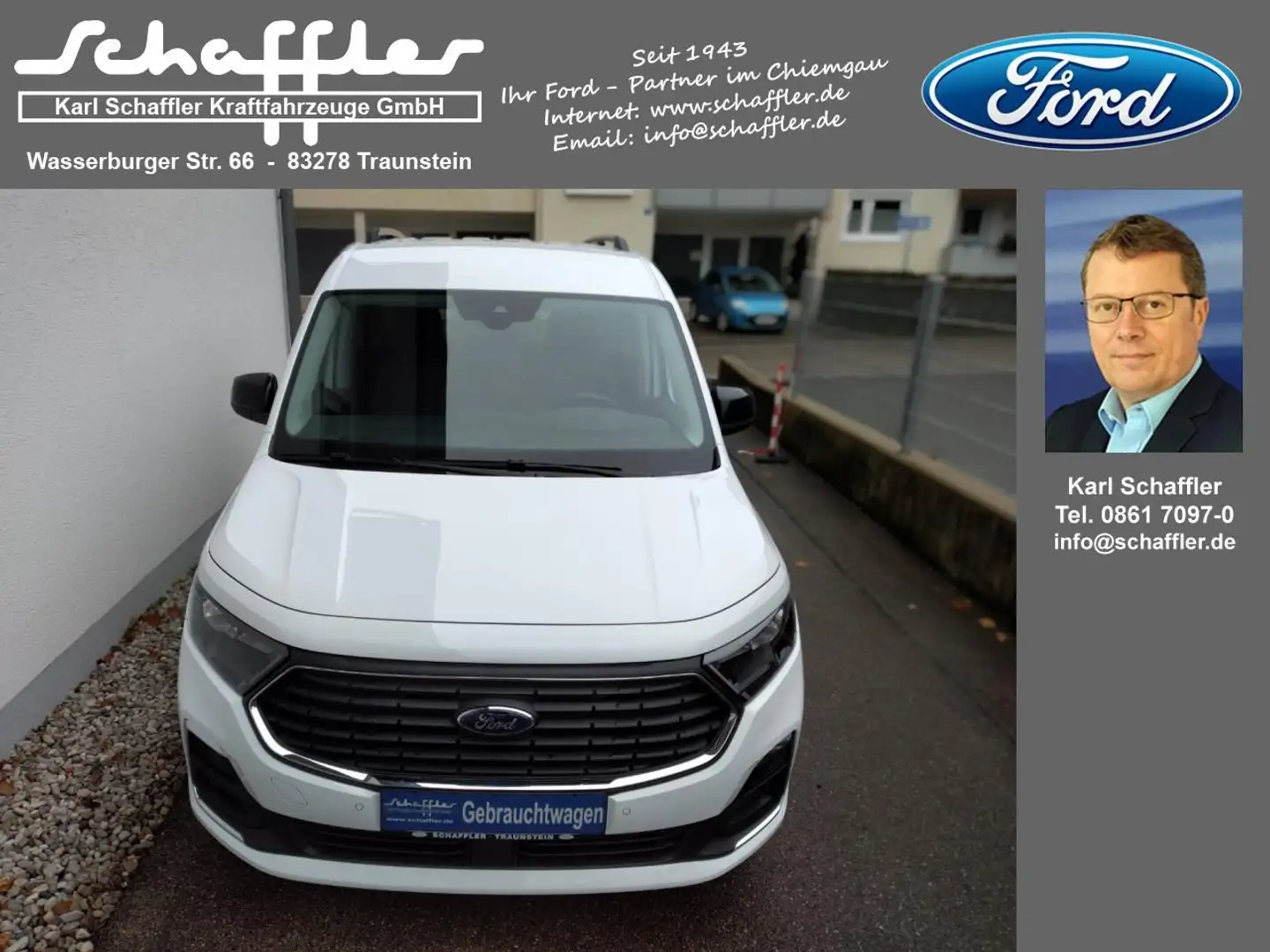 Ford Tourneo Connect Titanium Blanc - 2