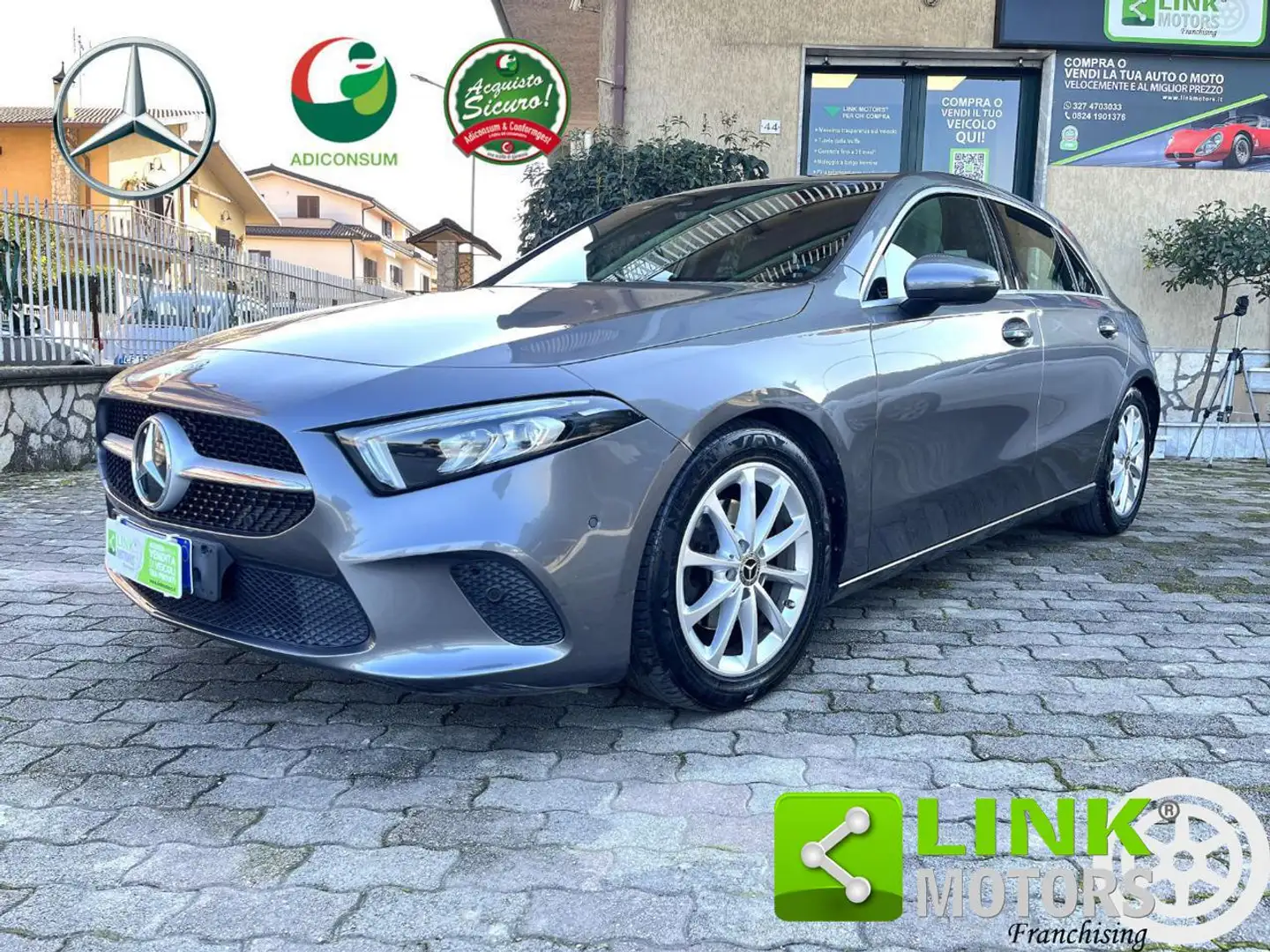 Mercedes-Benz A 180 d Sport Extra Grijs - 1