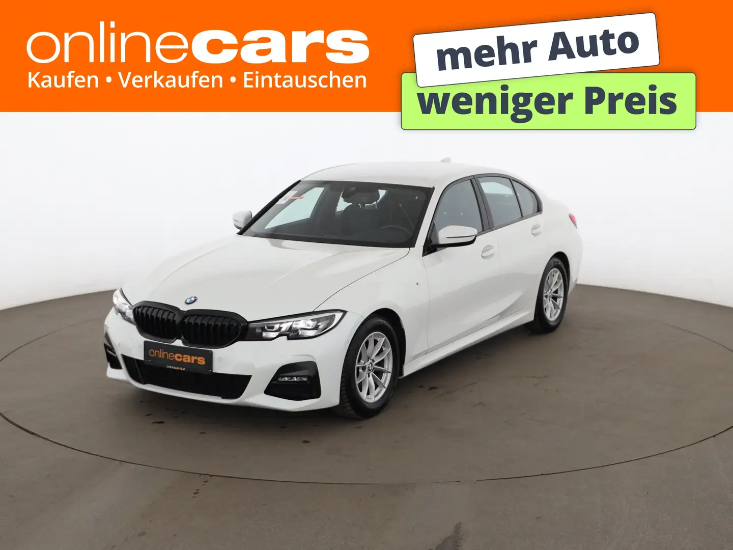 BMW 318 d Limousine M-Sport LED AHK DIGITAL-TACHO NAVI Weiß - 1
