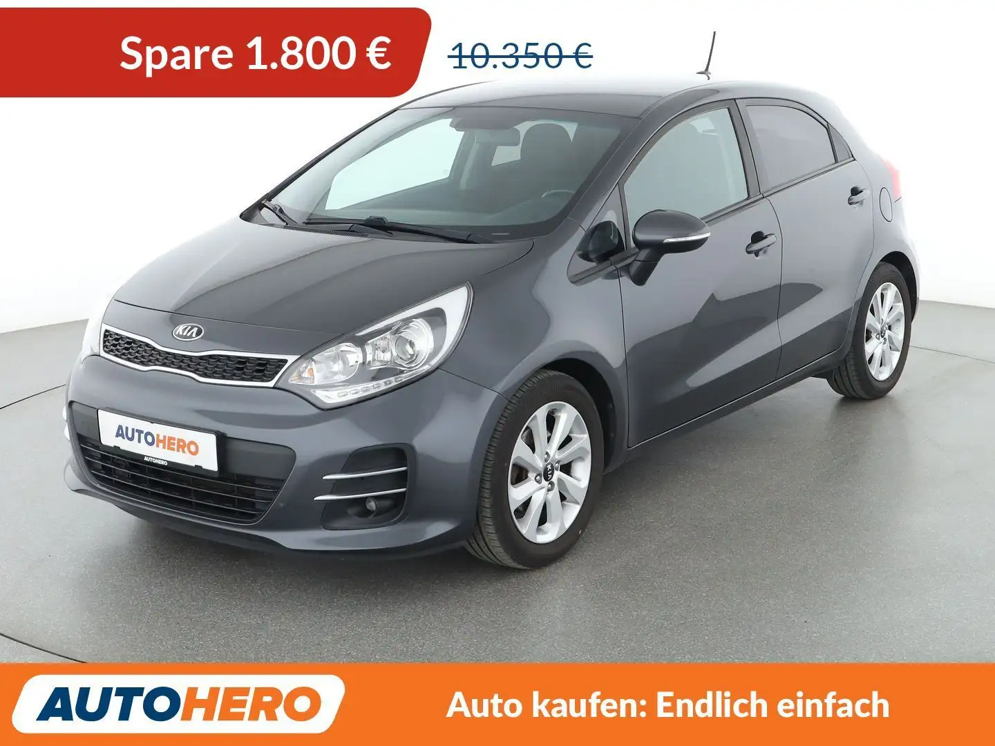 Kia Rio 1.4 UEFA Euro*NAVI*TEMPO*PDC*SHZ*LIM* Grau - 1