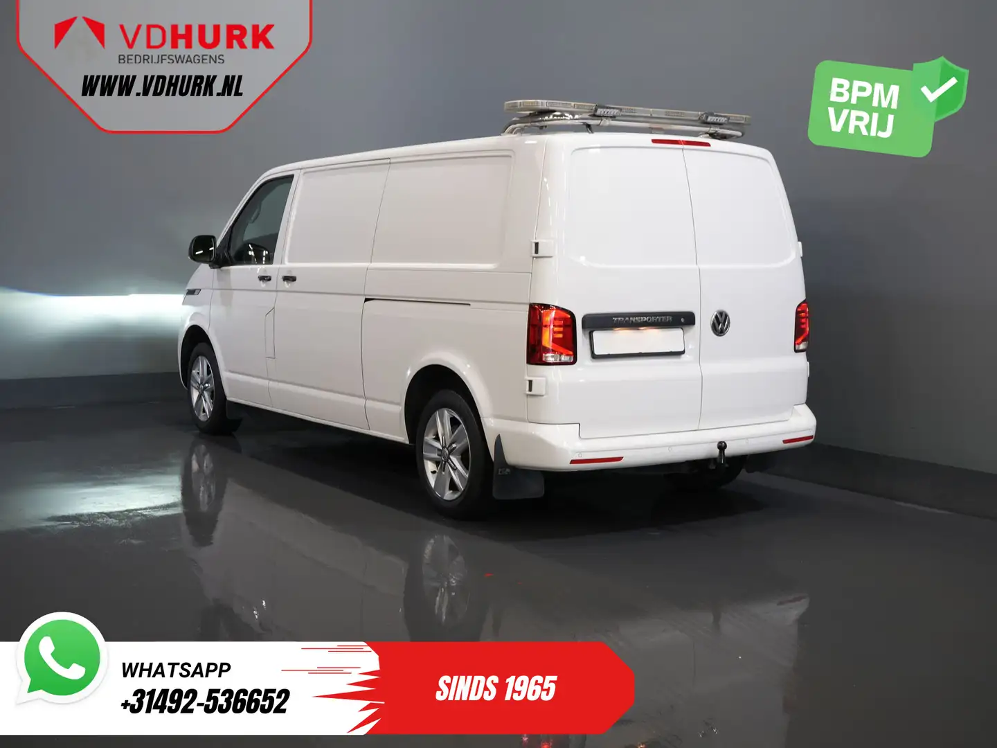 Volkswagen Transporter 2.0 TDI 150 pk DSG Aut. L2 BPM VRIJ! Adapt.Cruise/ Blanc - 2