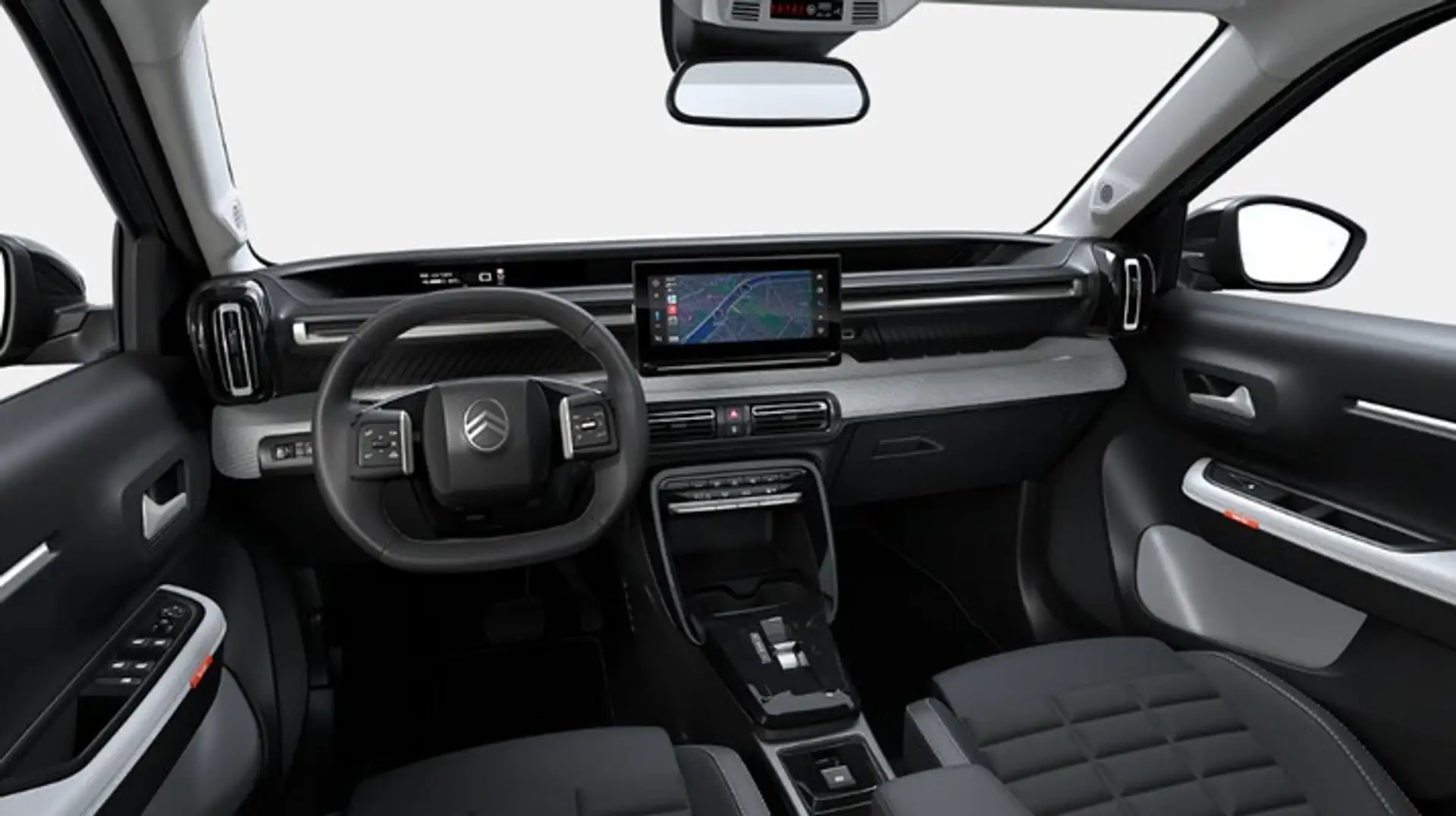Citroen C3 Aircross Hybride 145 e-dcs6 7pl max Gris - 2