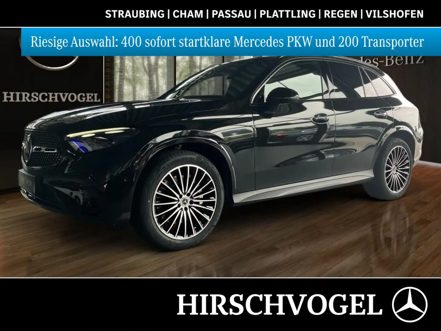 Mercedes-Benz GLC 450 d 4M AMG-Line+Night+Pano+AHK+DISTRO+Memo Negro - 1