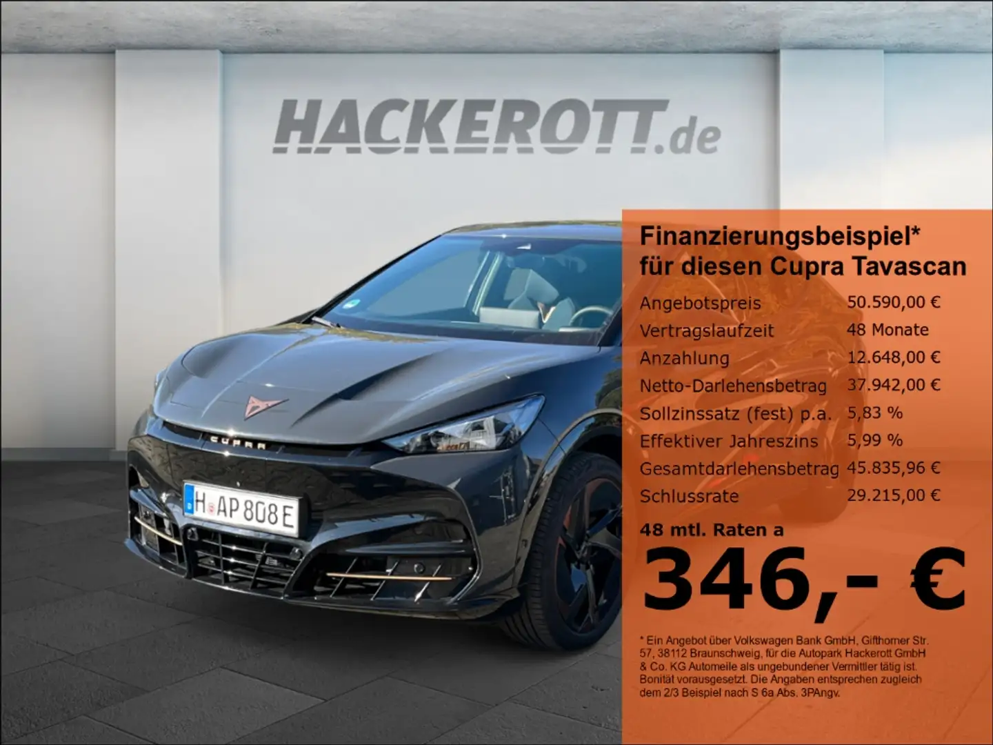 CUPRA Tavascan Endurance 210 kW (286PS) 77kWh Gri - 1