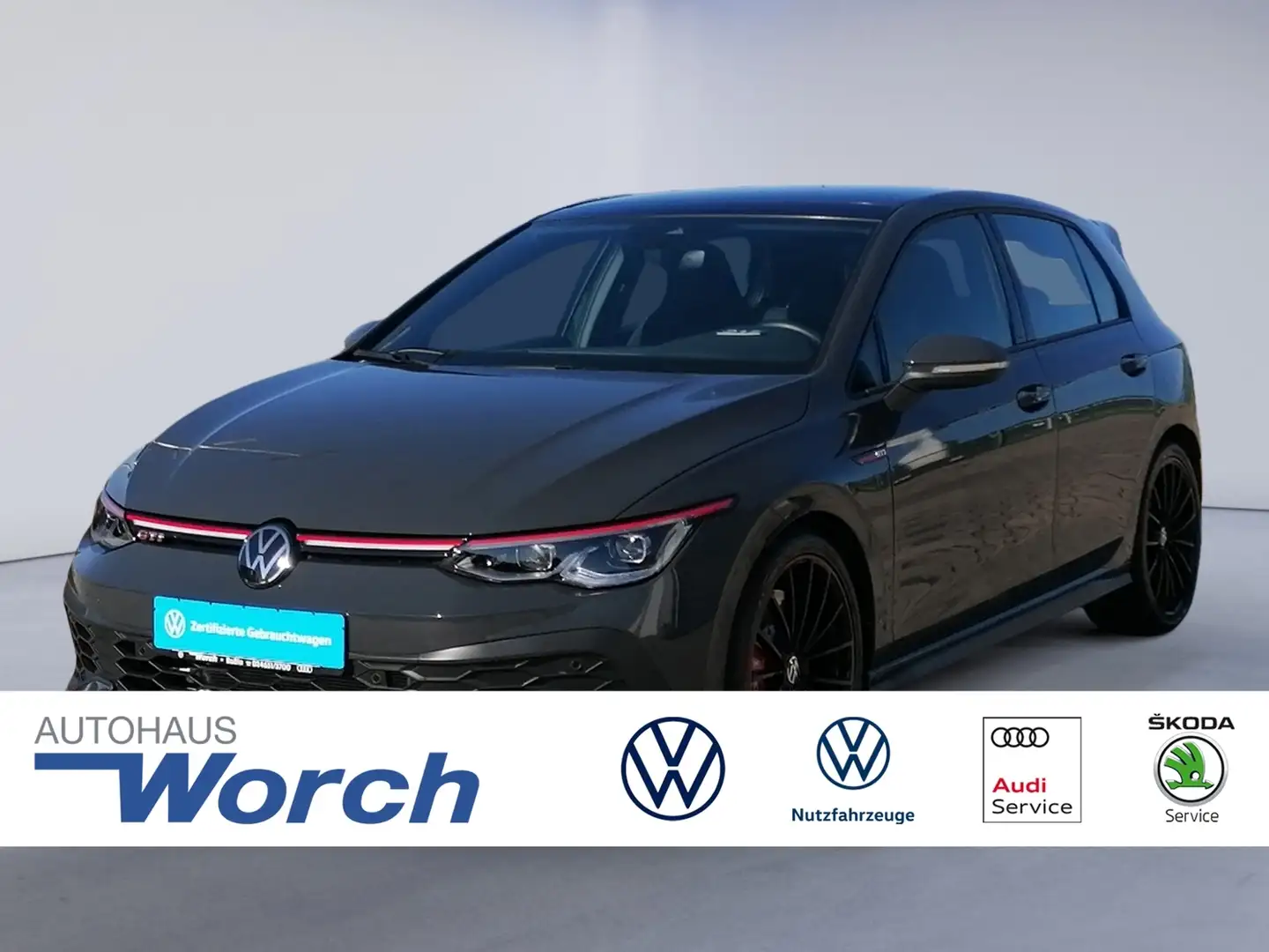 Volkswagen Golf VIII GTI Clubsport PANO+MATRIX+Akrapovic+ Grau - 1