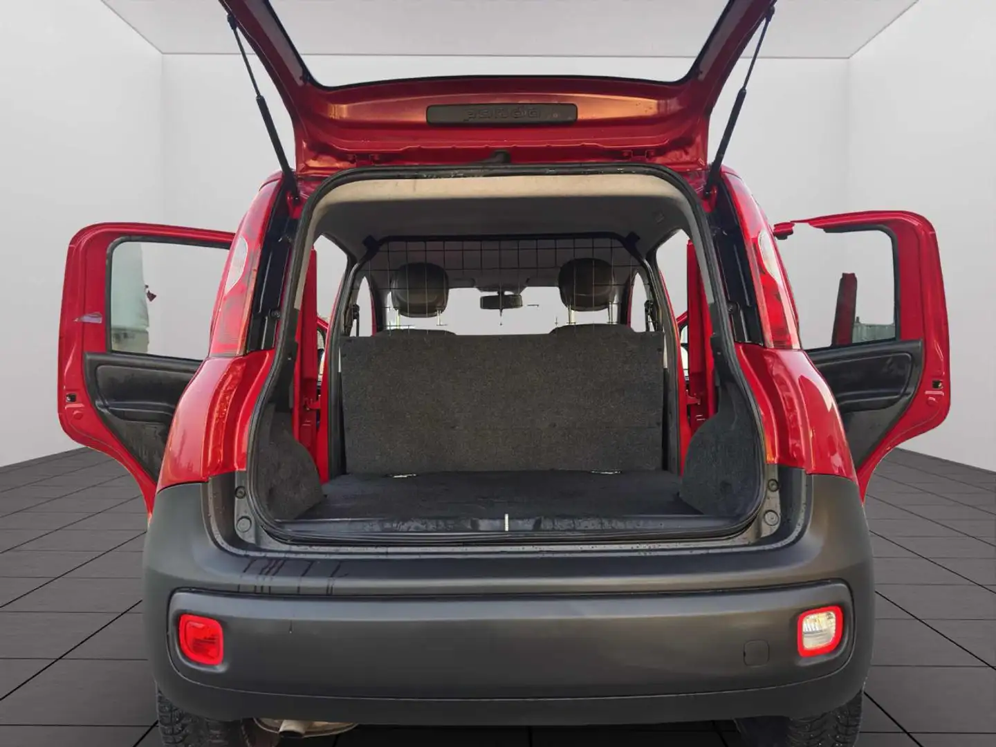 Fiat Panda 1.3 MJT POP 2 POSTI VAN N1 AUTOCARRO-CLIMA- Rood - 2