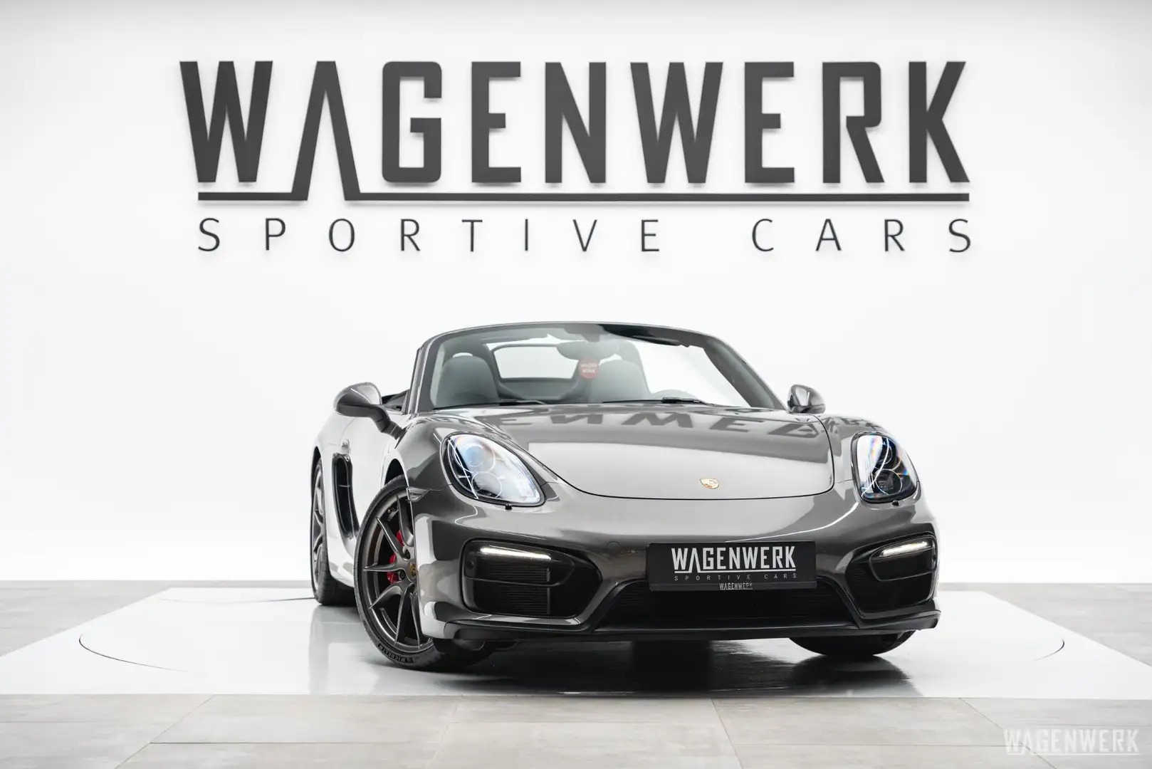Porsche Boxster GTS 981 3.4 PDK SAUGER PCM 2.HAND SERVICE-NEU Grau - 1
