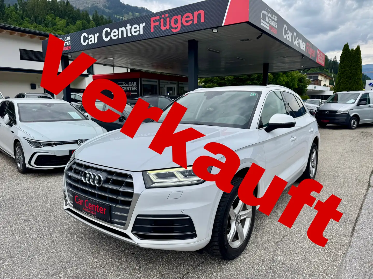 Audi Q5 2.0 TDI quattro sport s-tronic Wit - 1