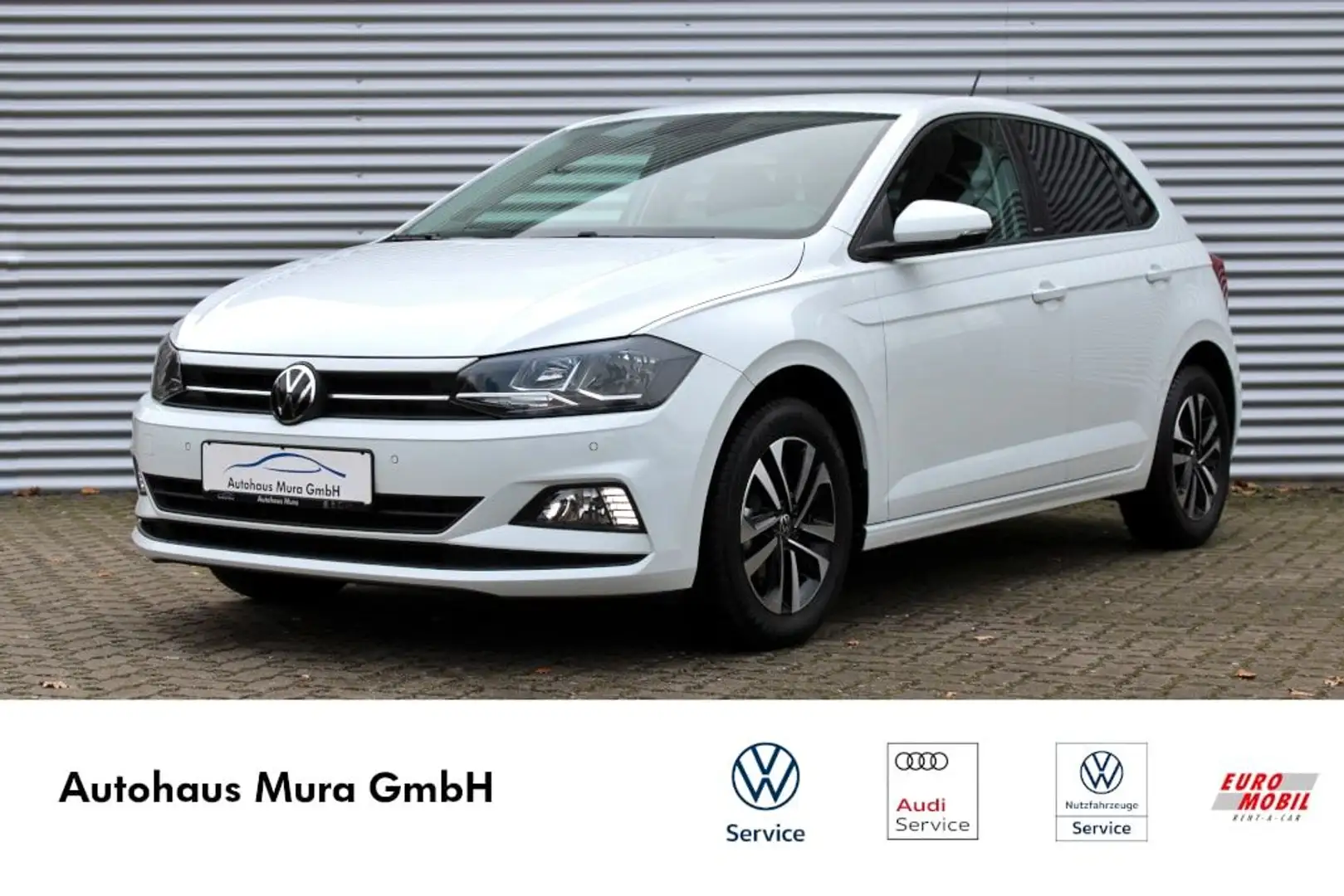 Volkswagen Polo United 1.0TSI ACC LM15 SHZ PDC Climatronic Blanc - 1